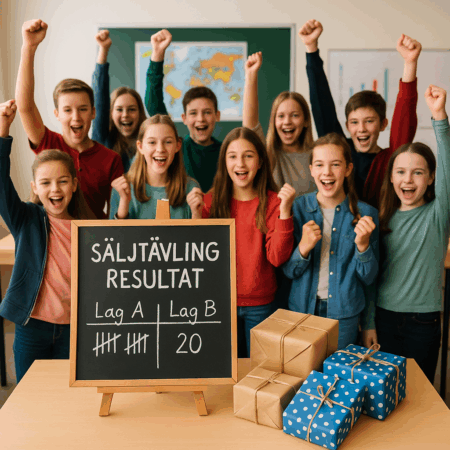 säljtävling för klassförsäljning