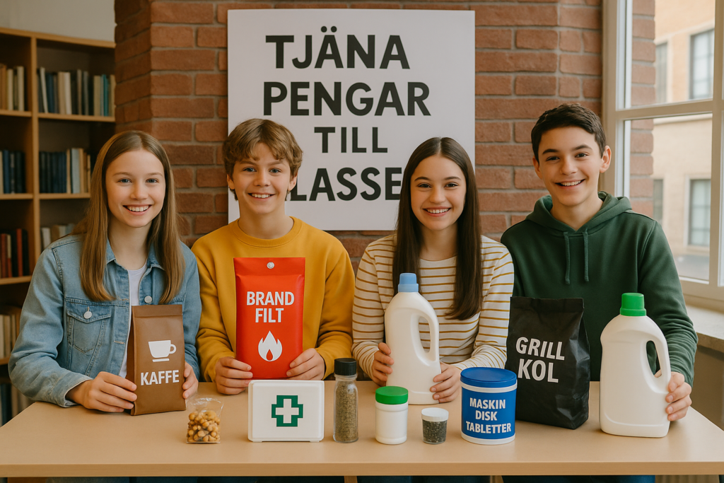 Klass som säljer vardagsprodukter