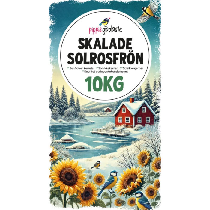 Skalade solrosfrön 10kg - Klassen och laget