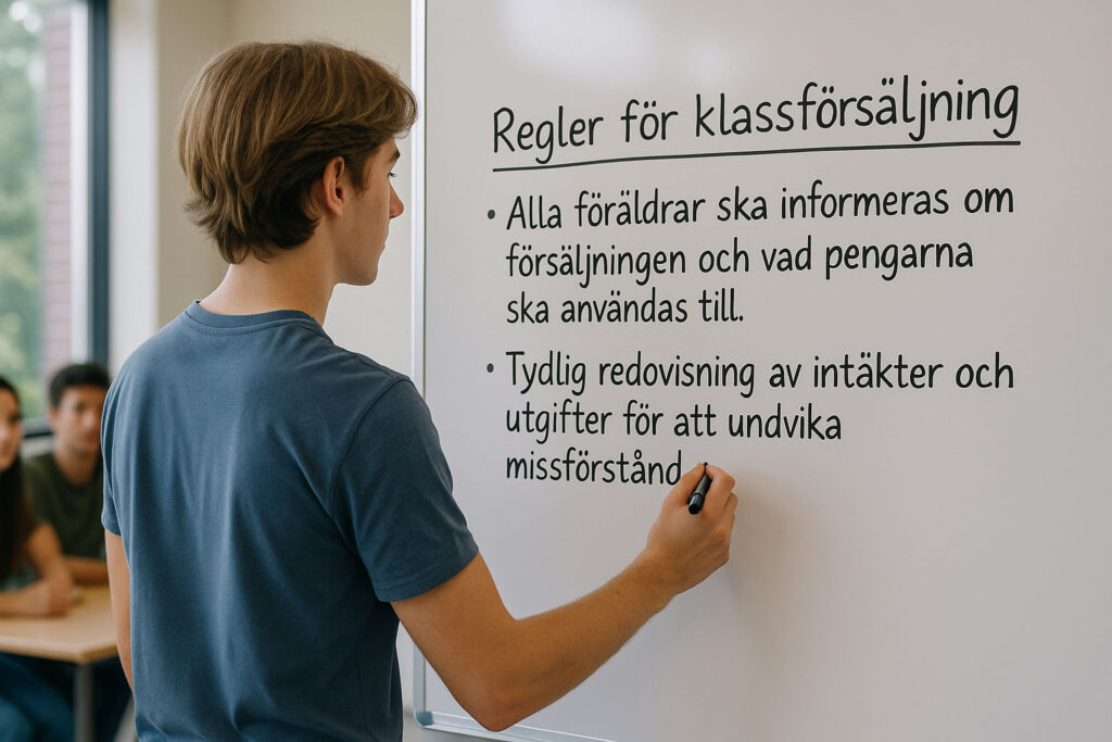 Regler för klassförsäljning