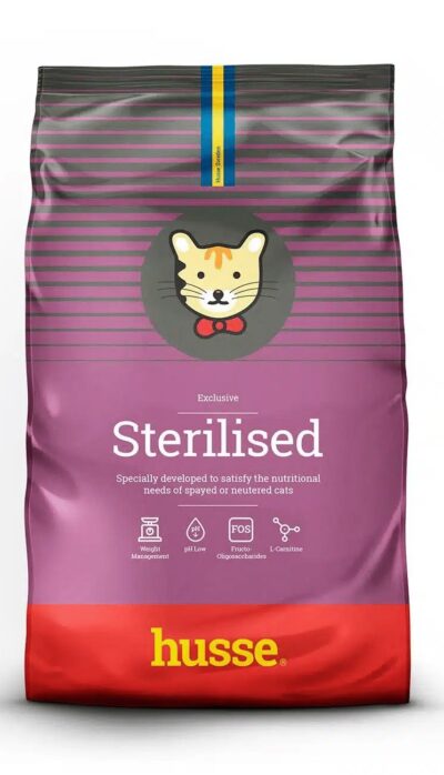 kattmat, torrfoder, sterilised