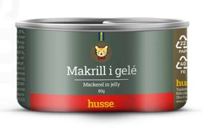 Kattmat, makrill i gele