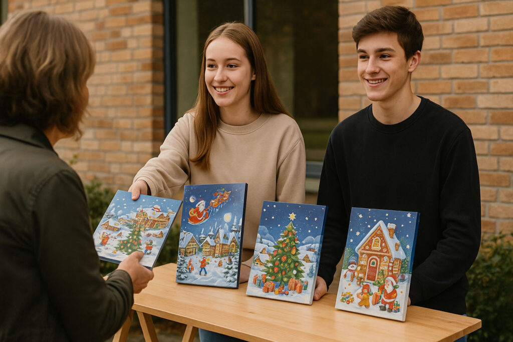 Adventskalendrar som Klassförsäljning: